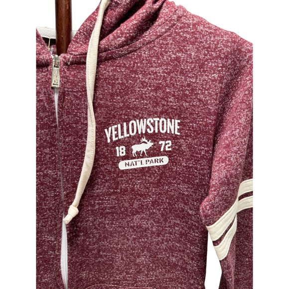 Yellowstone Hoodie by Ragwear Children Small Zip Up Sweatshirt New W/Tags Mauve - Picture 2 of 9